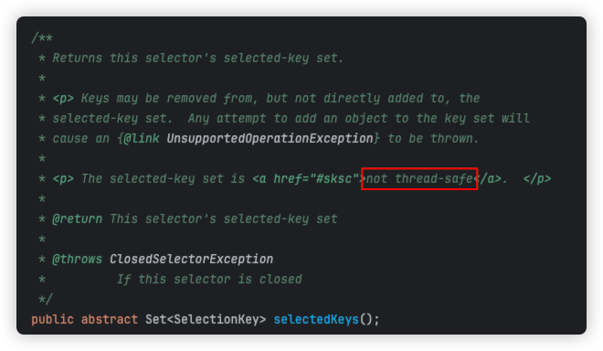 selector-not-thread-safe